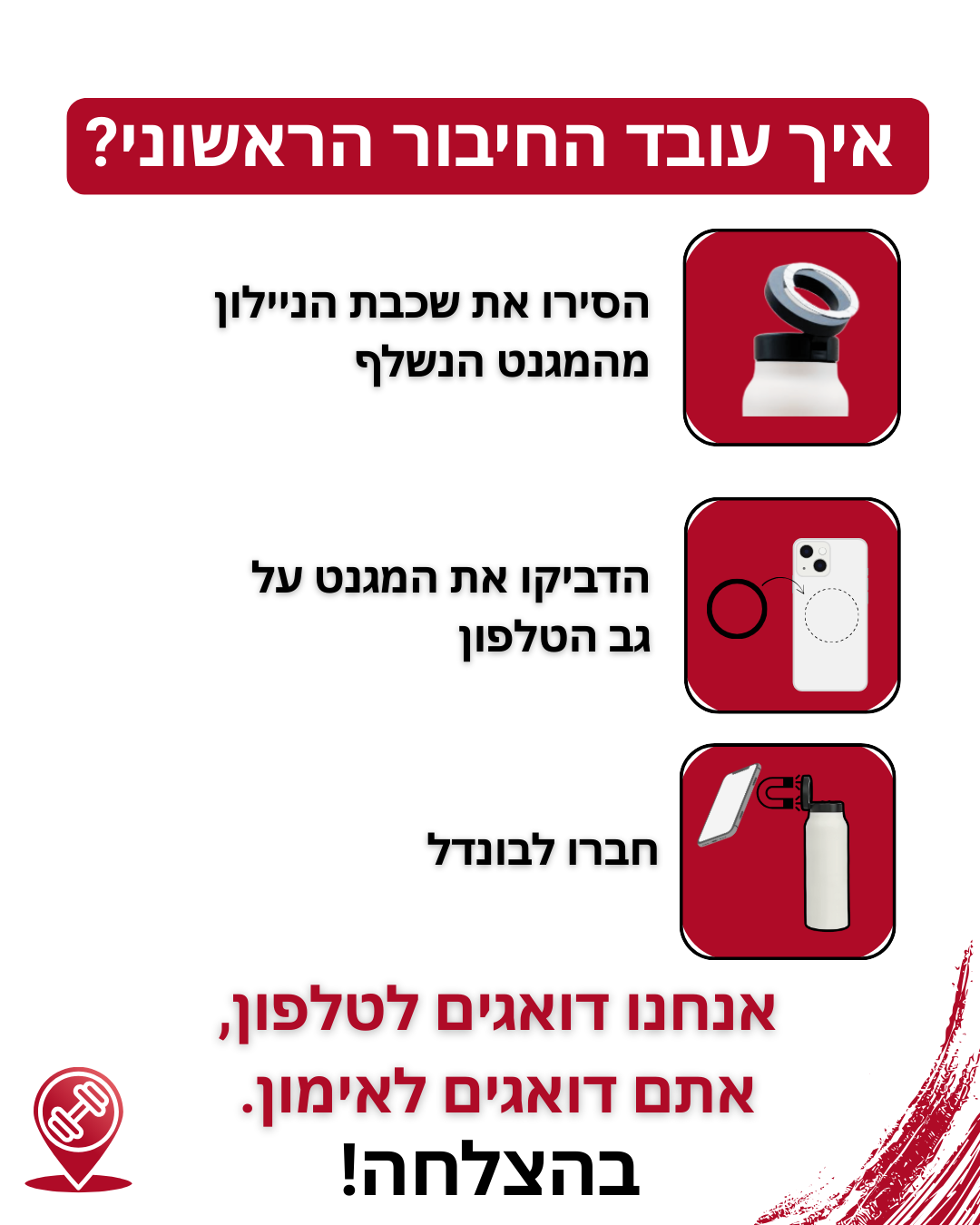 בקבוק בונדל- להתאים את זווית הצילום אלייך